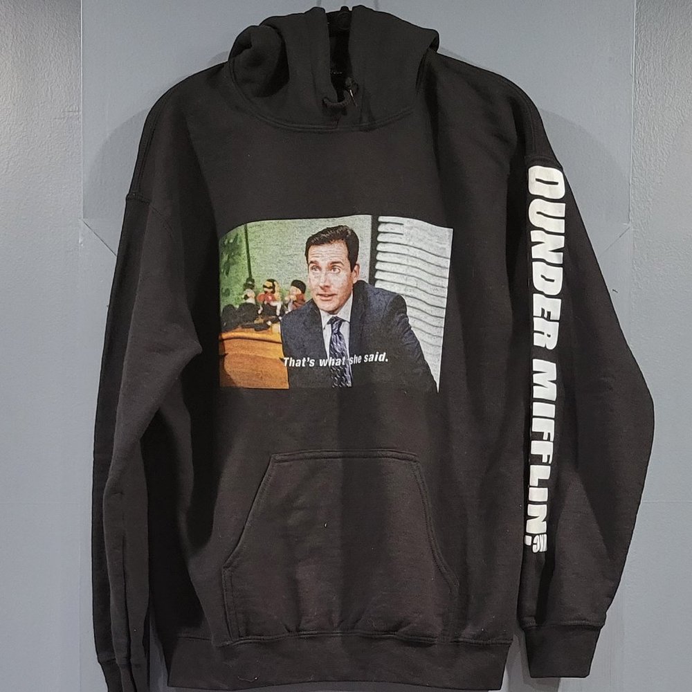The Office Dunner Mifflin "That's what she said." Hoodie Size M